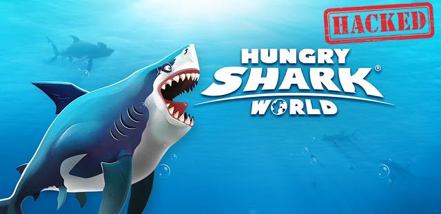 تحميل لعبة hungry shark world مهكرة جاهزة للايفون