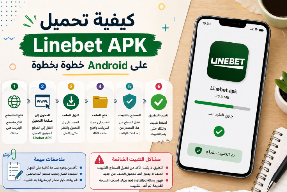 كيفية تحميل Linebet APK على Android خطوة بخطوة